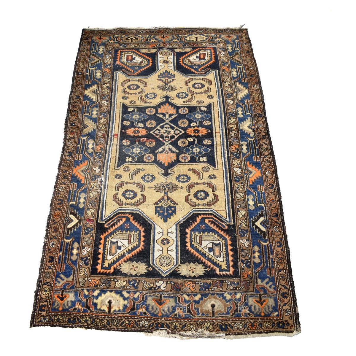 Antique Tabriz Wool Rug