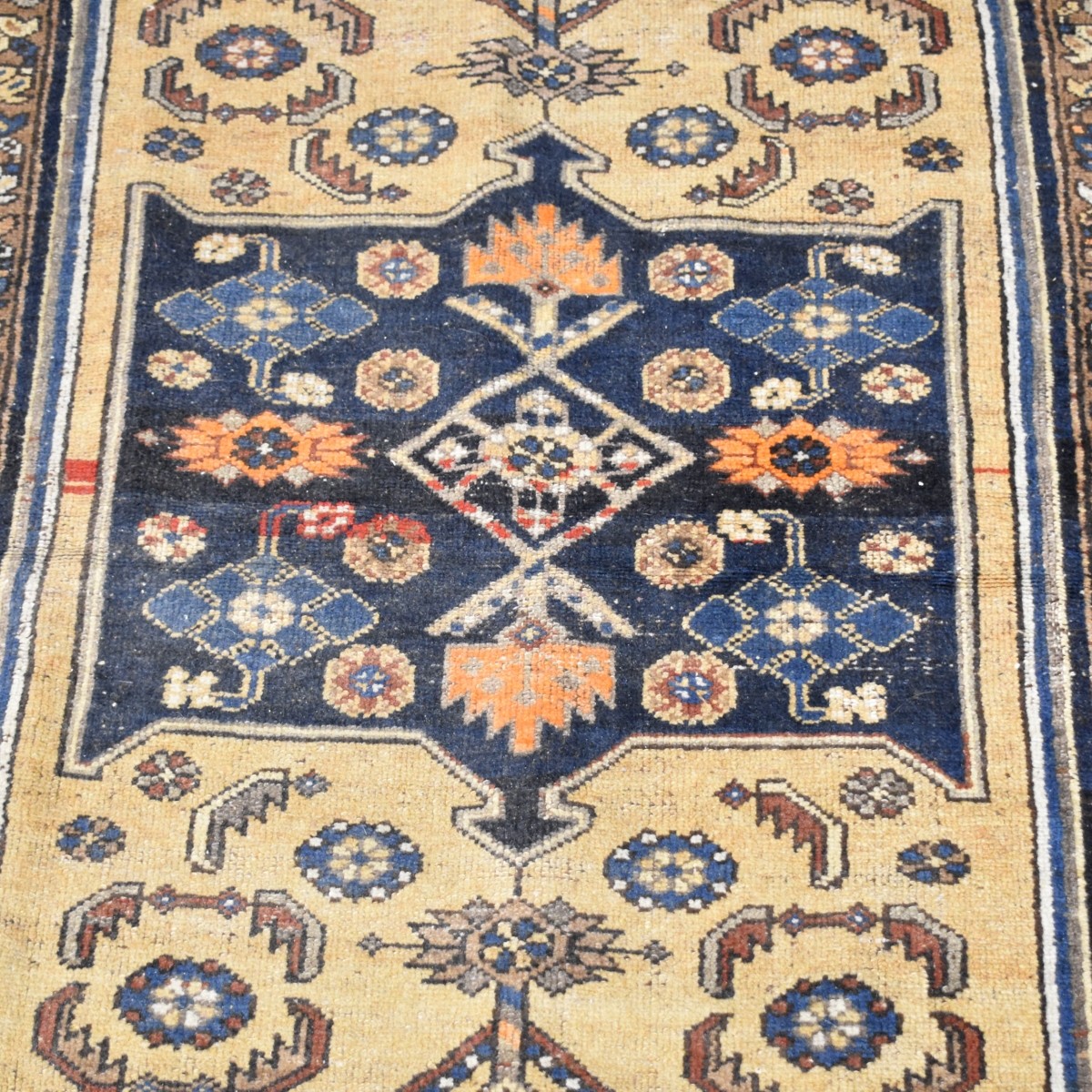 Antique Tabriz Wool Rug