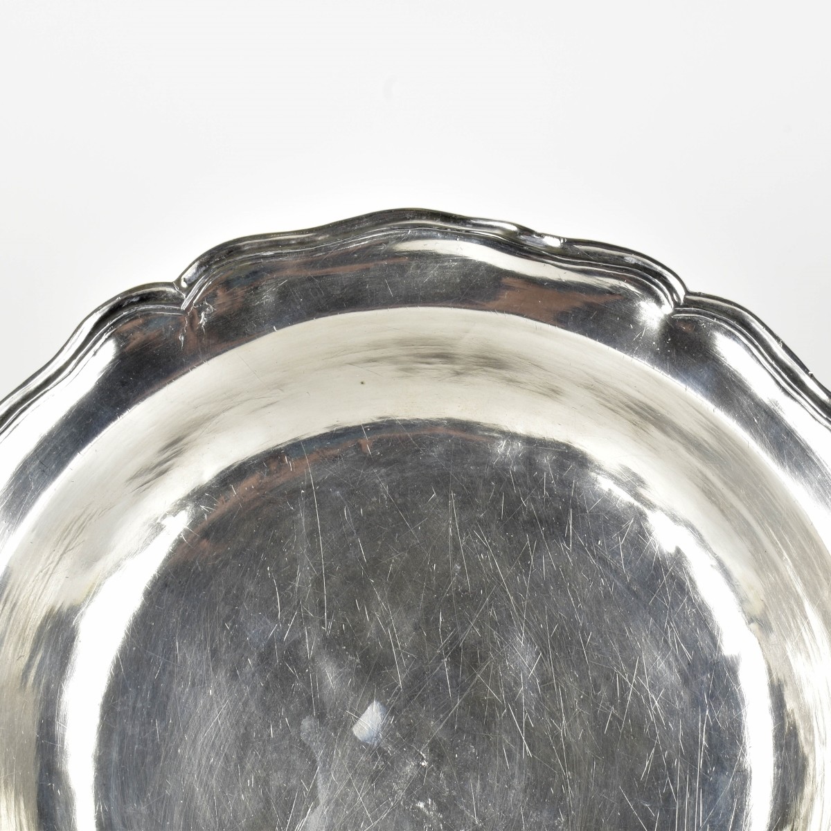 Spanish Colonial Silver Hand Hammered Serving Bowl