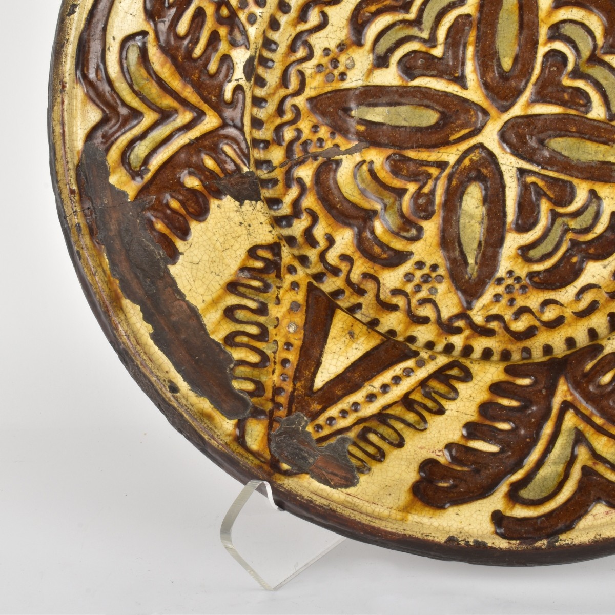 Antique Staffordshire Slipware Charger