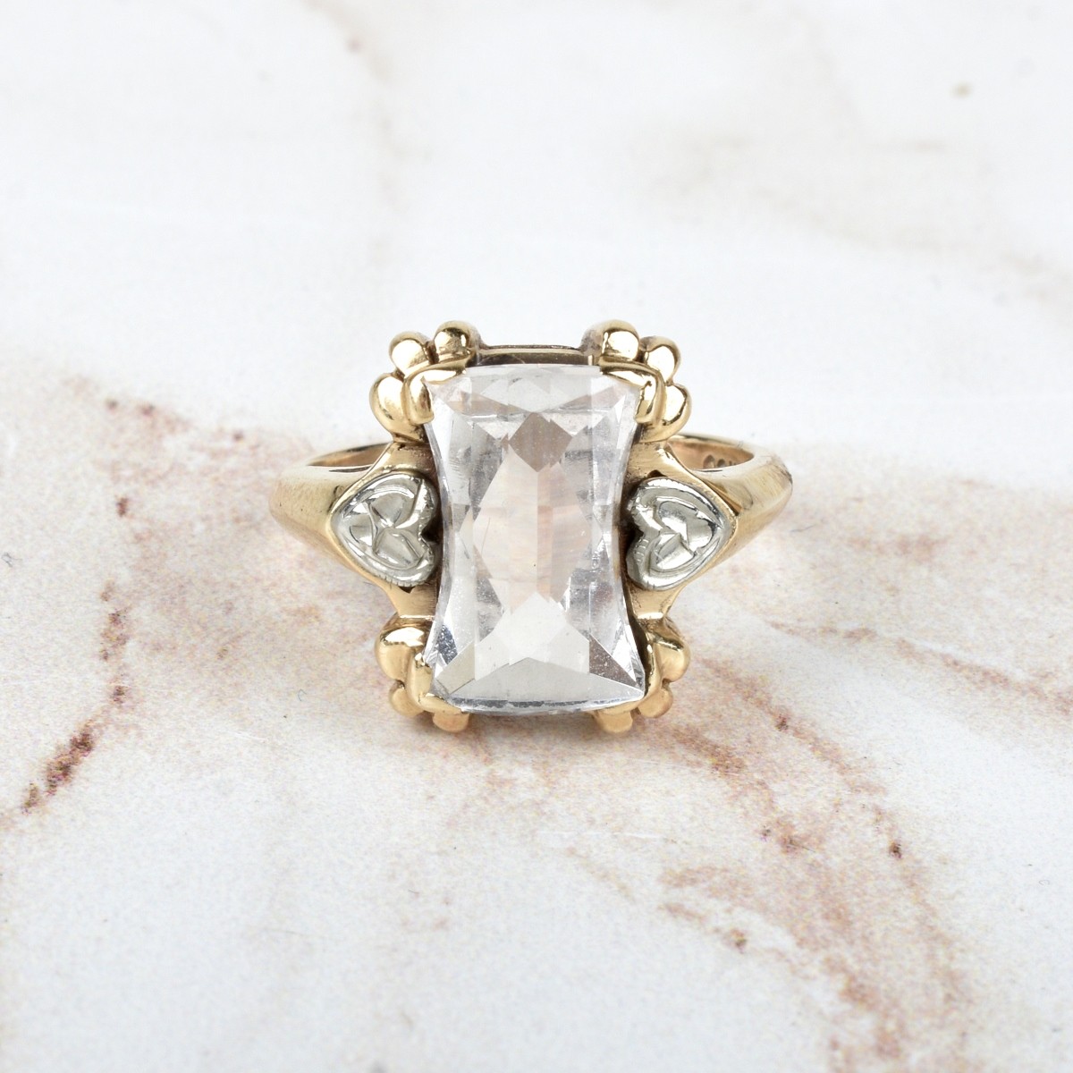 Topaz and 10K Ring