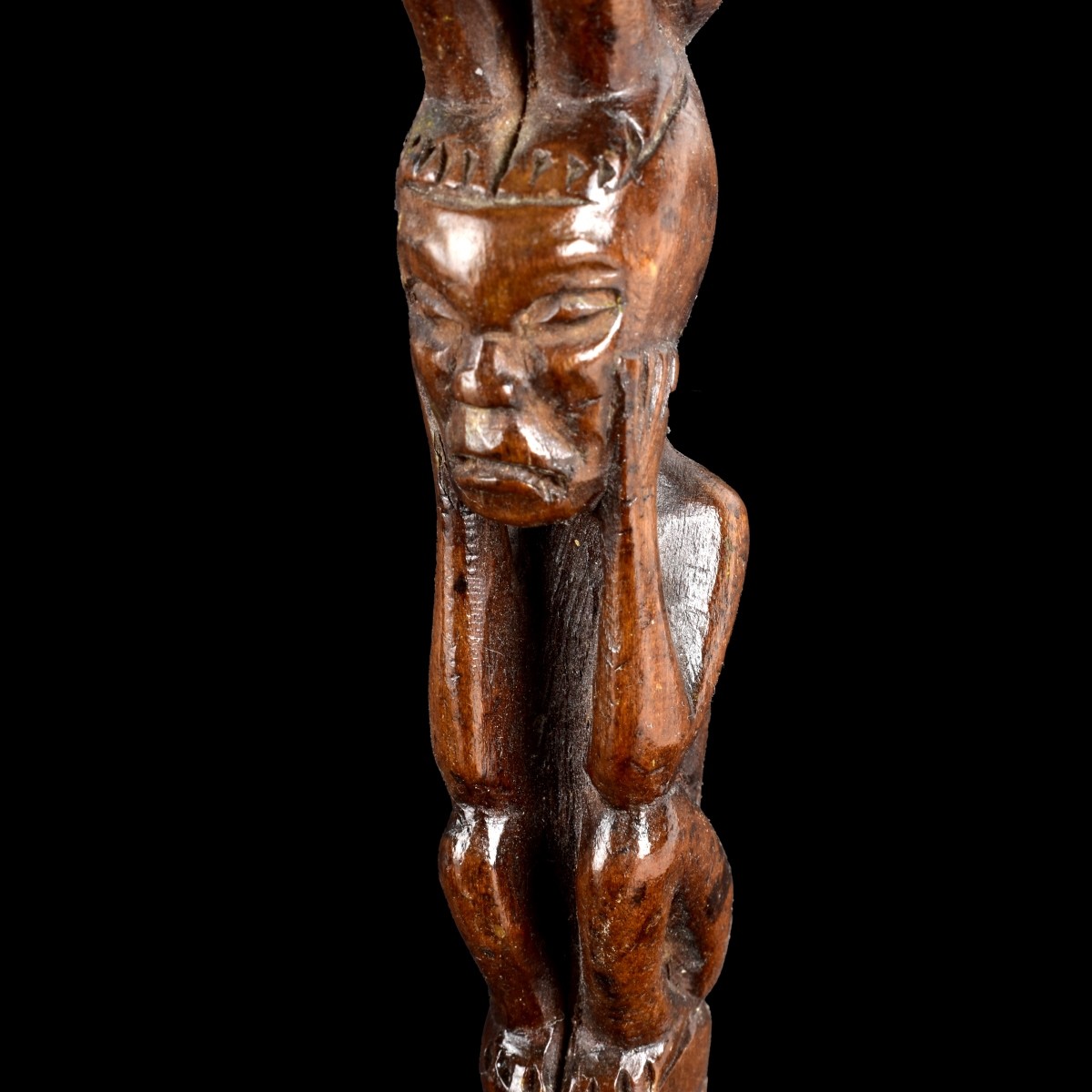 African Wood Carved Utensils