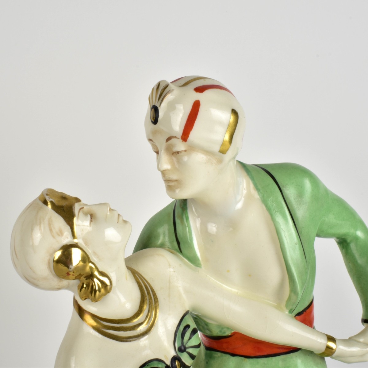 Large Royal Dux Czechoslovakian Porcelain Figure