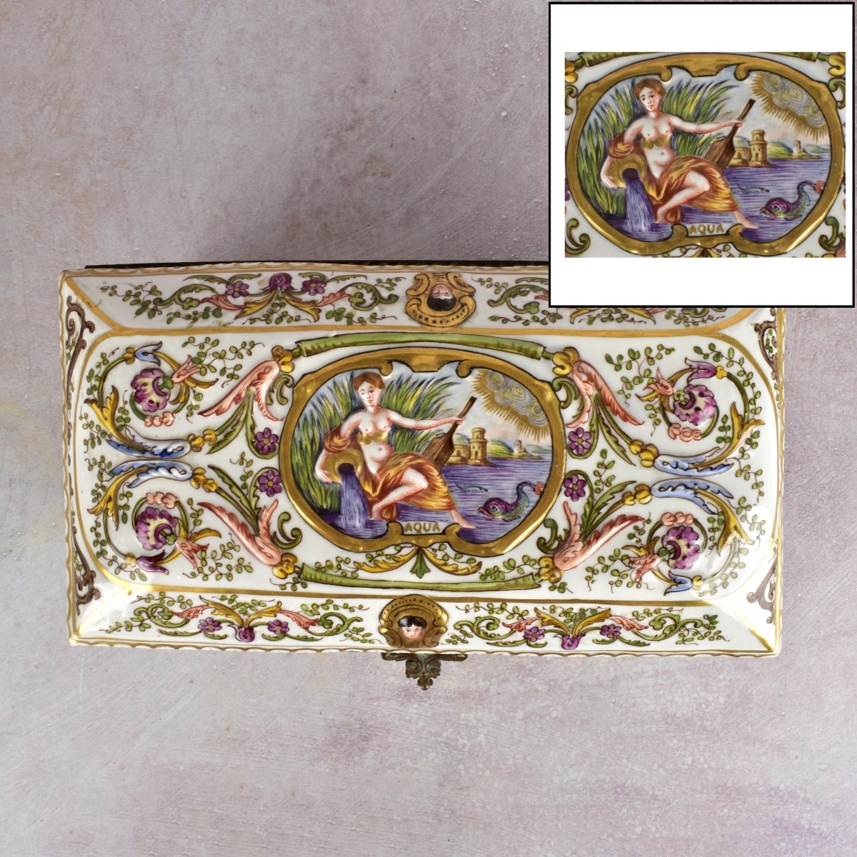 Capodimonte Lidded Box