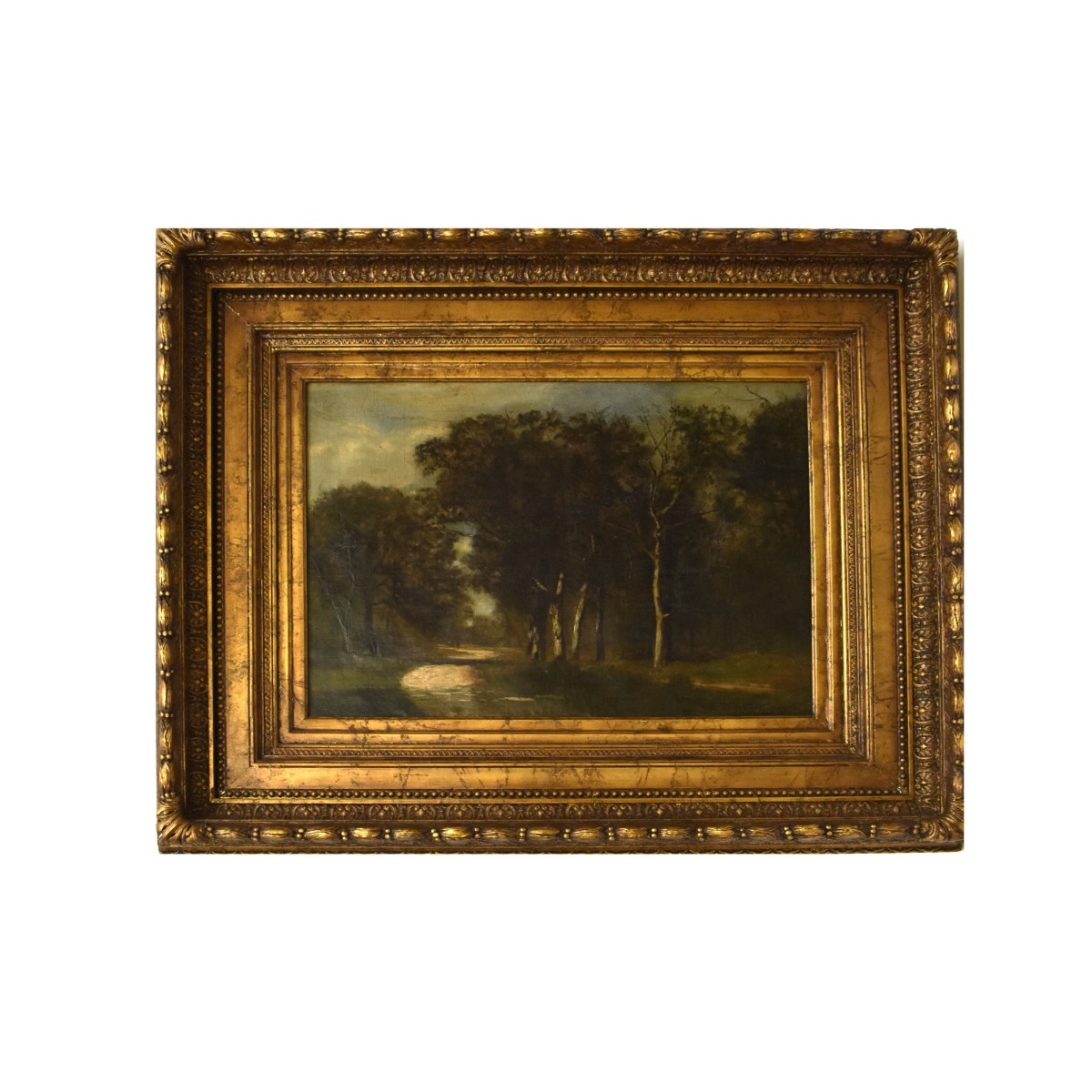 Oil on Canvas of a Landscape Scene