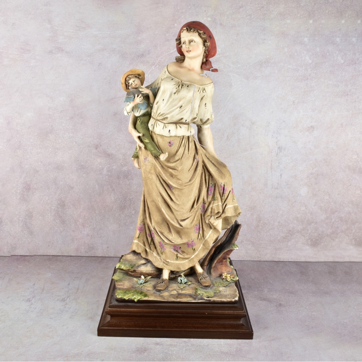 Italian Capodimonte Porcelain Figure