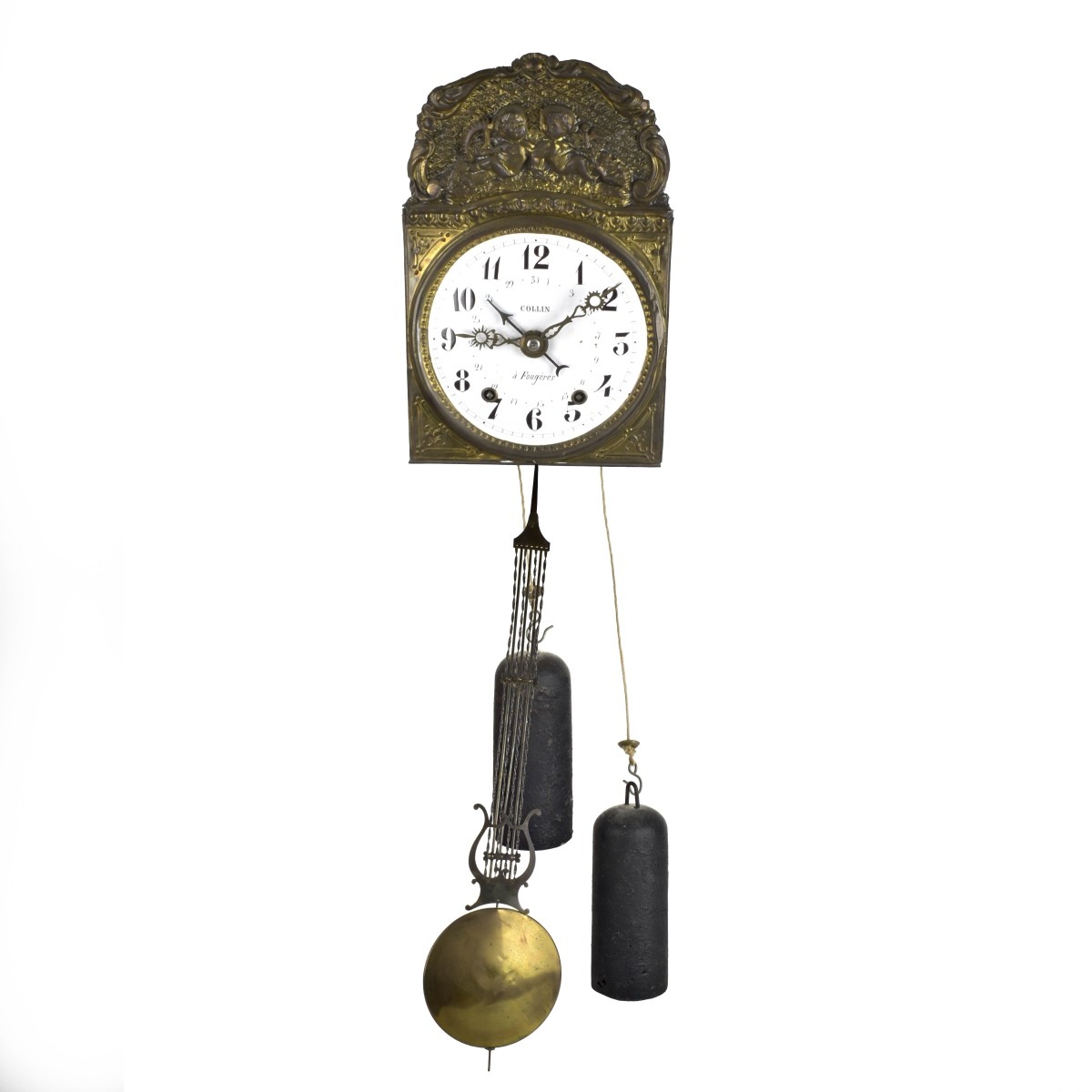 French Morbier Clock