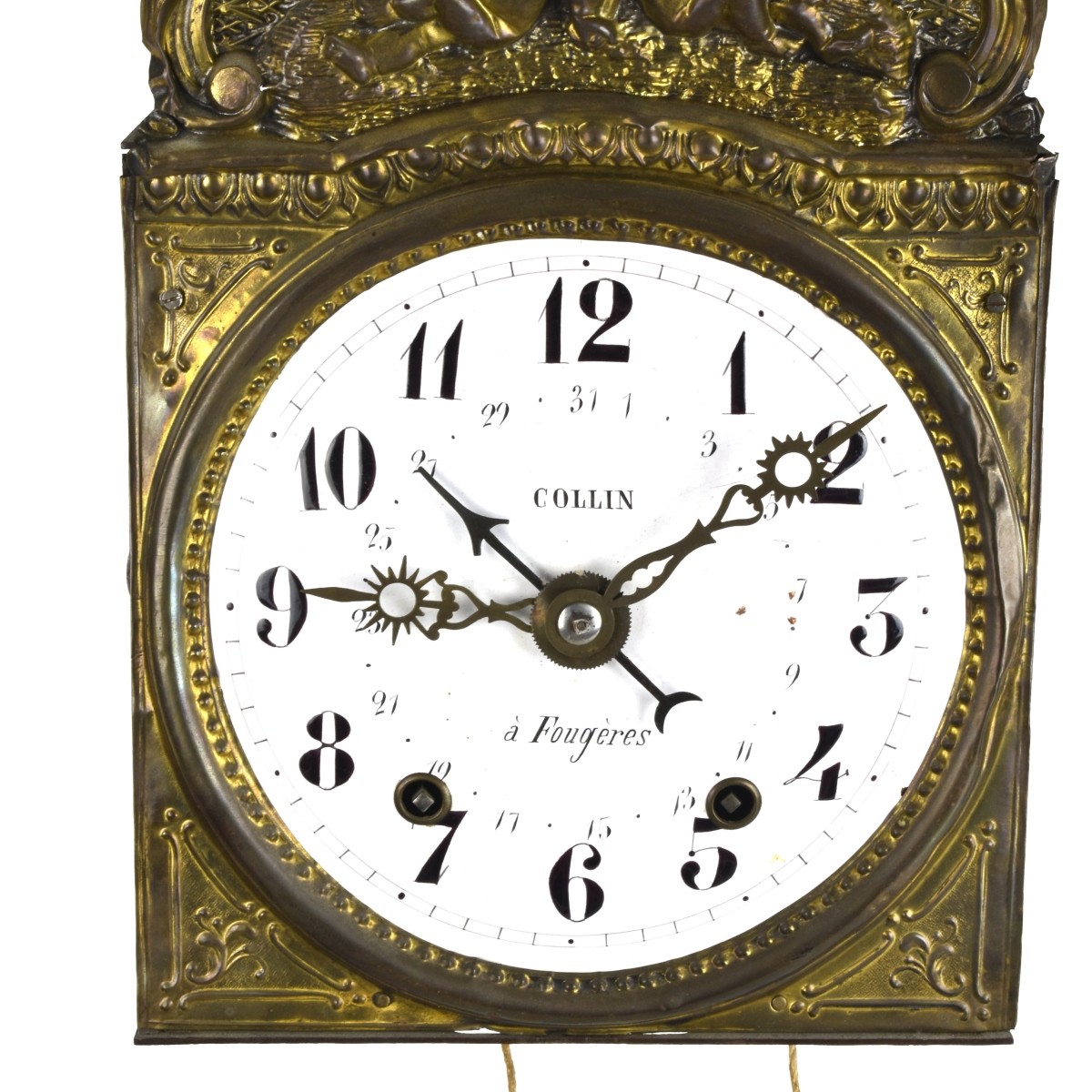 French Morbier Clock