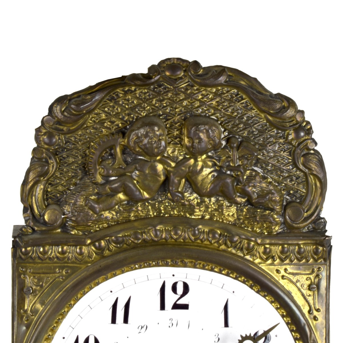 French Morbier Clock