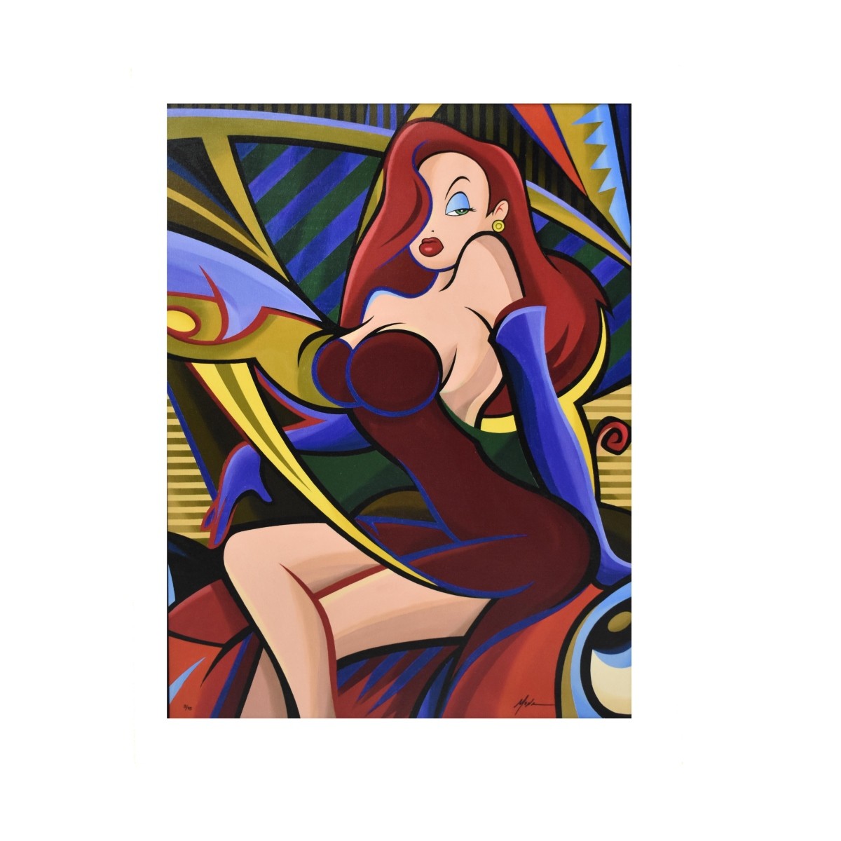 Jessica Rabbit Framed Giclee