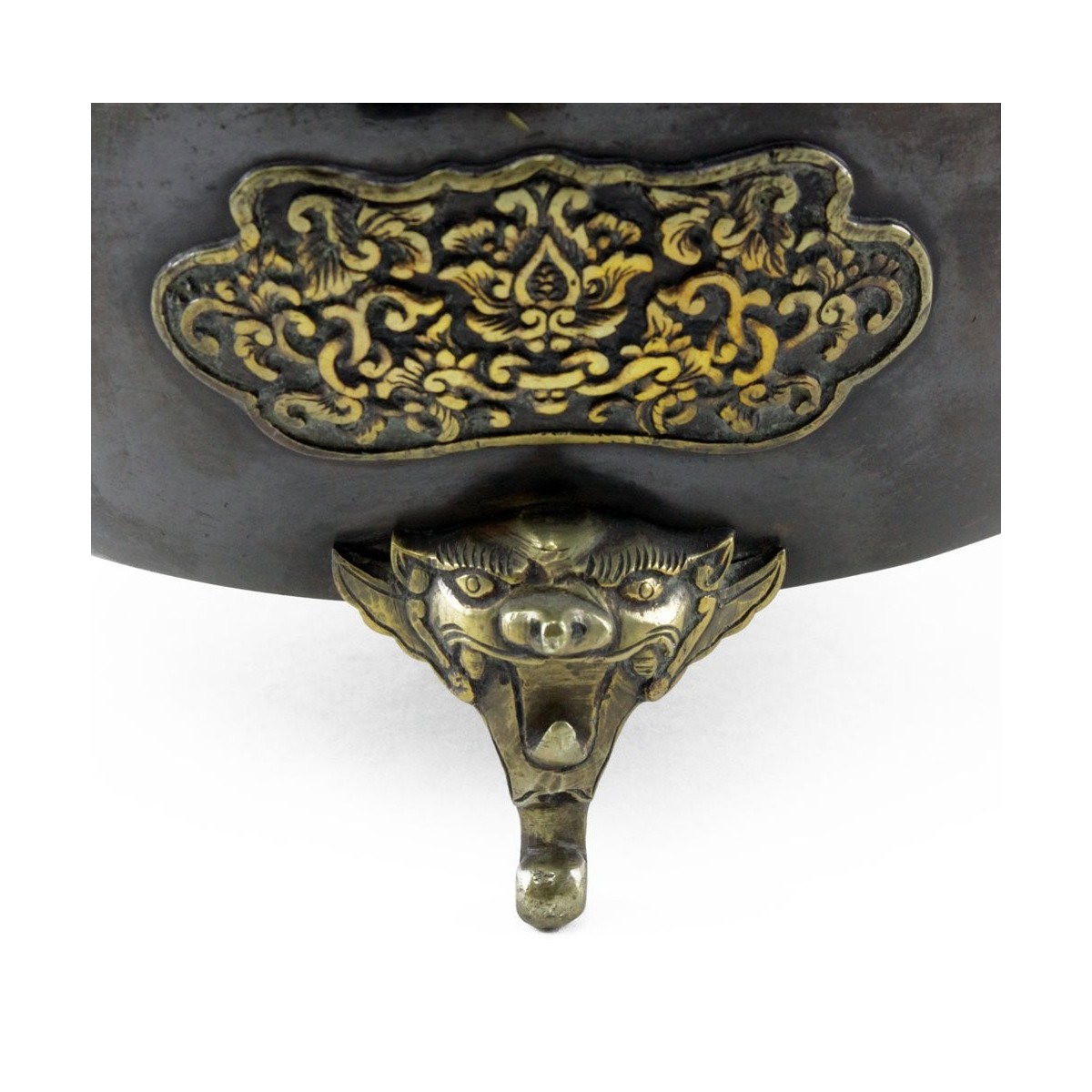 20th C. Oriental Bronze Incense Burner