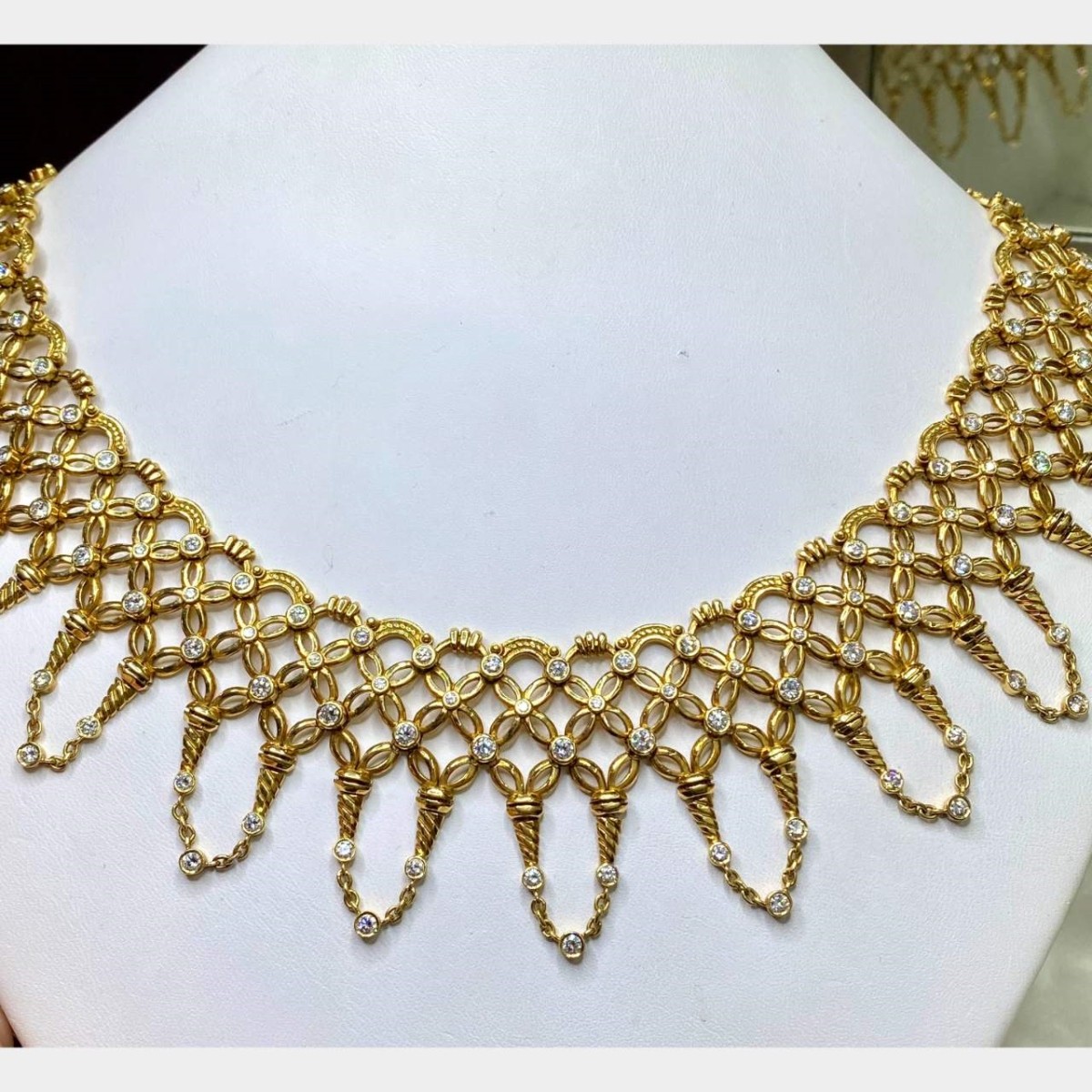 Diamond and 18K Necklace