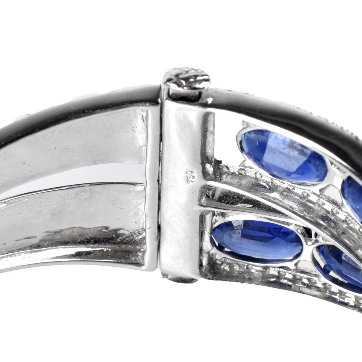 Ceylon Sapphire and Diamond Bracelet