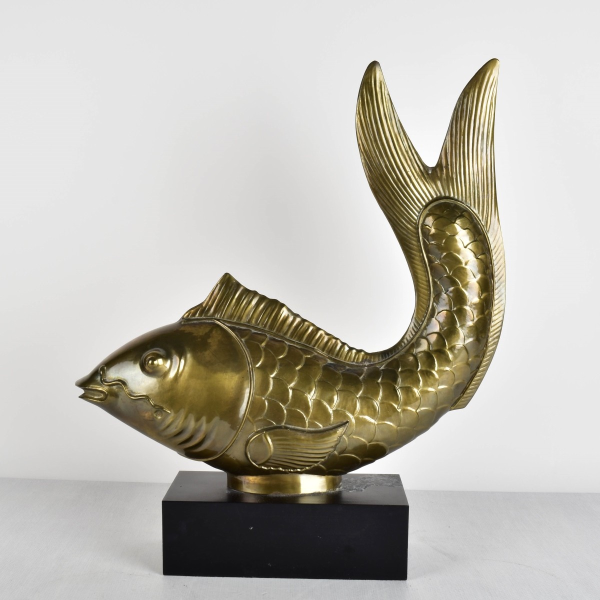 Brass Fish Sculpture