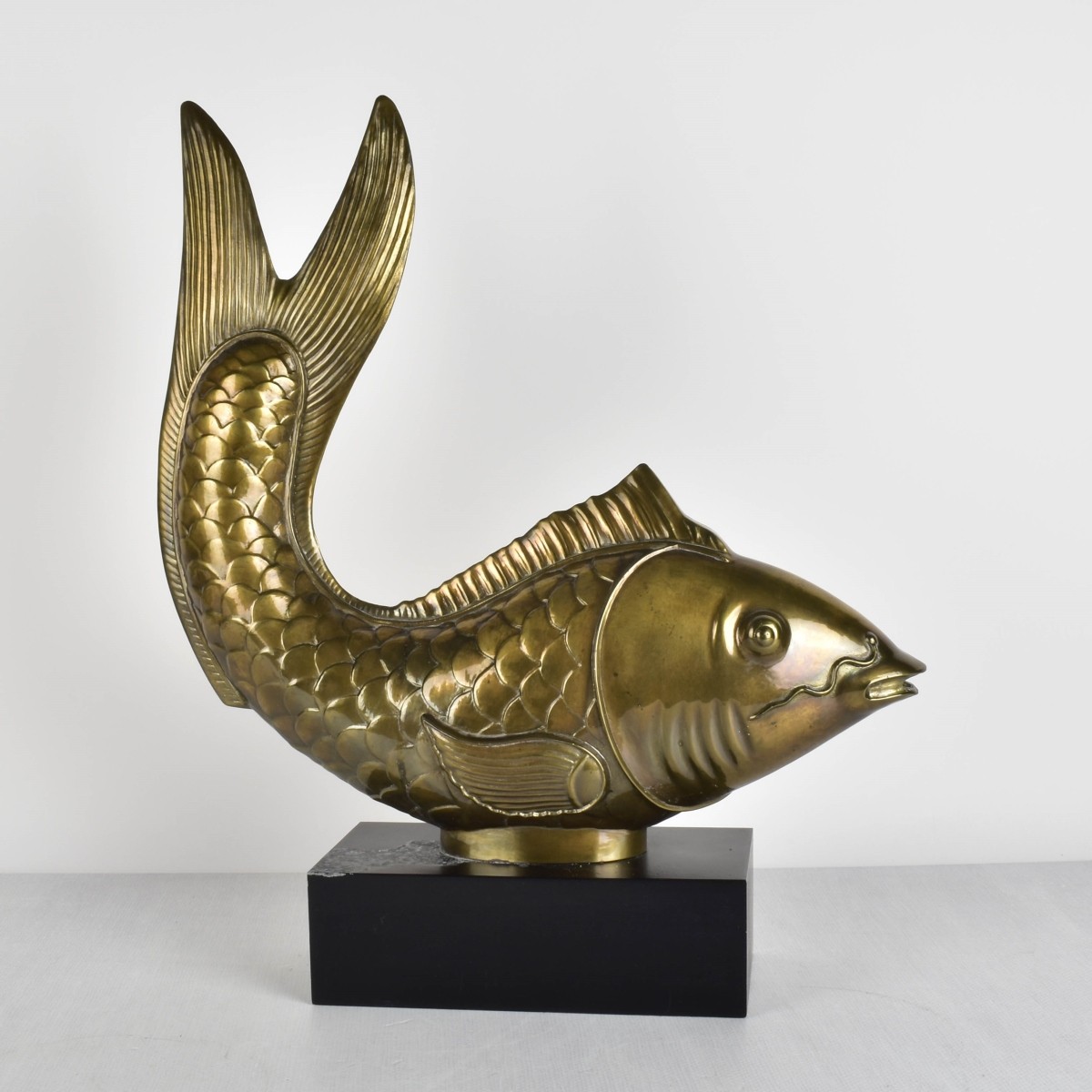 Brass Fish Sculpture