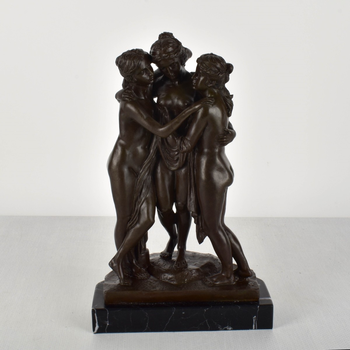 Three Graces Bronze Figurine