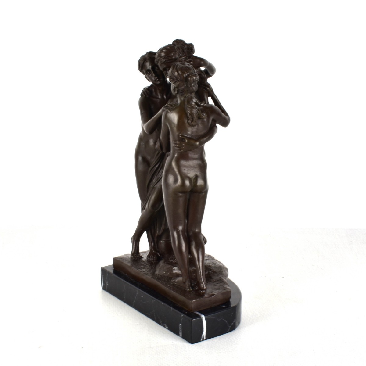 Three Graces Bronze Figurine