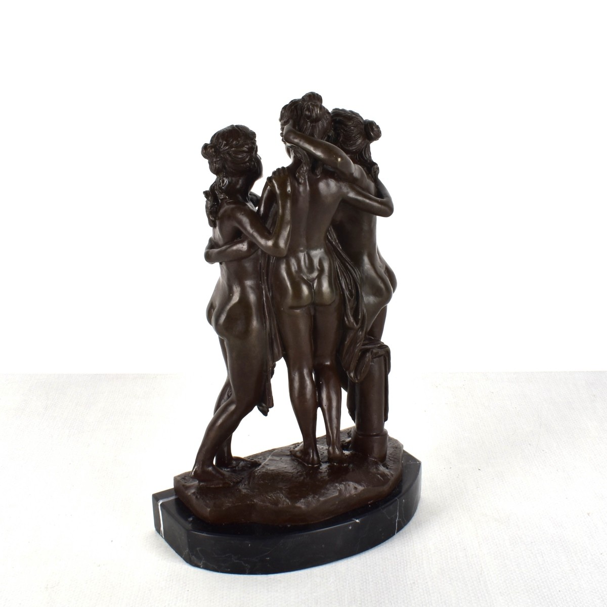 Three Graces Bronze Figurine