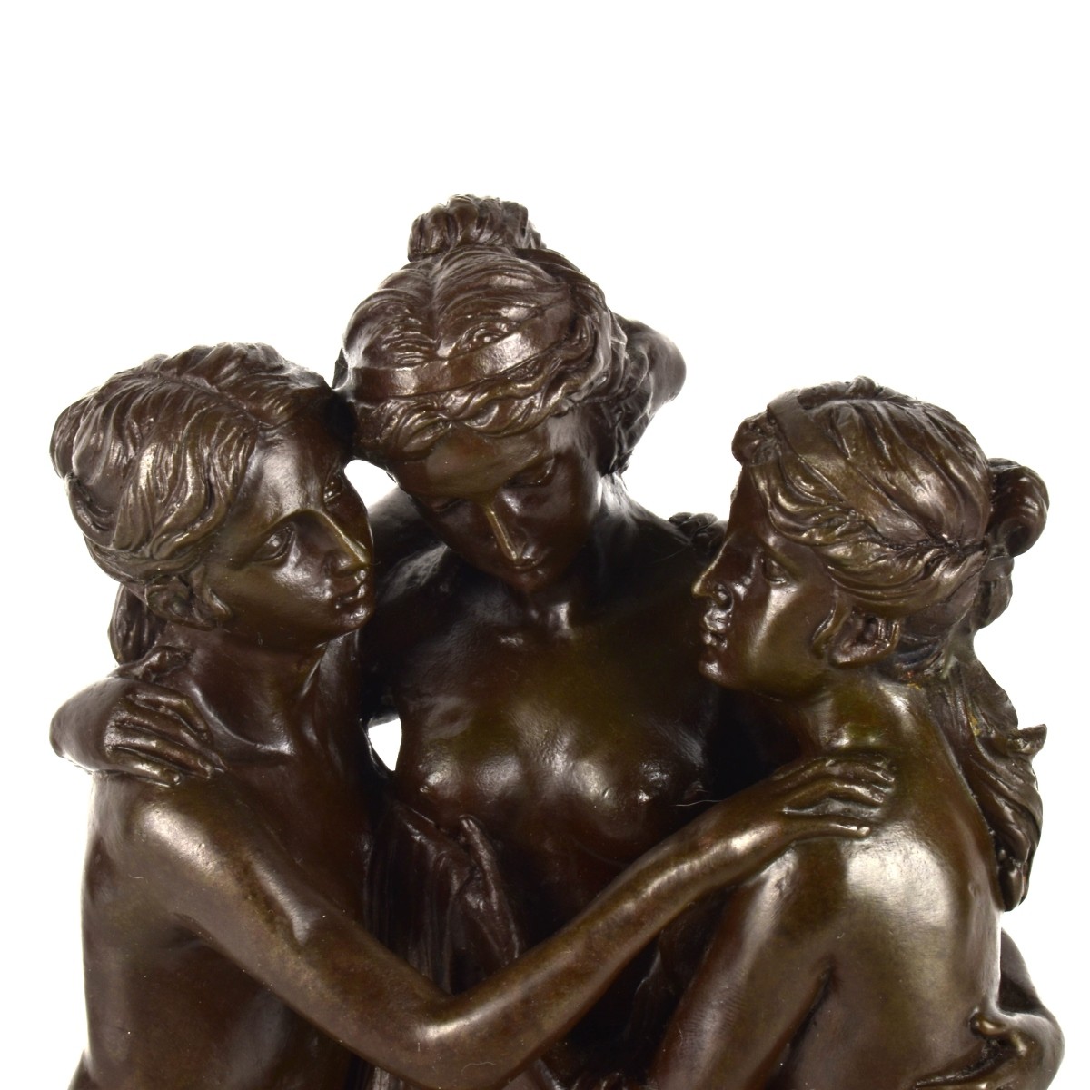 Three Graces Bronze Figurine