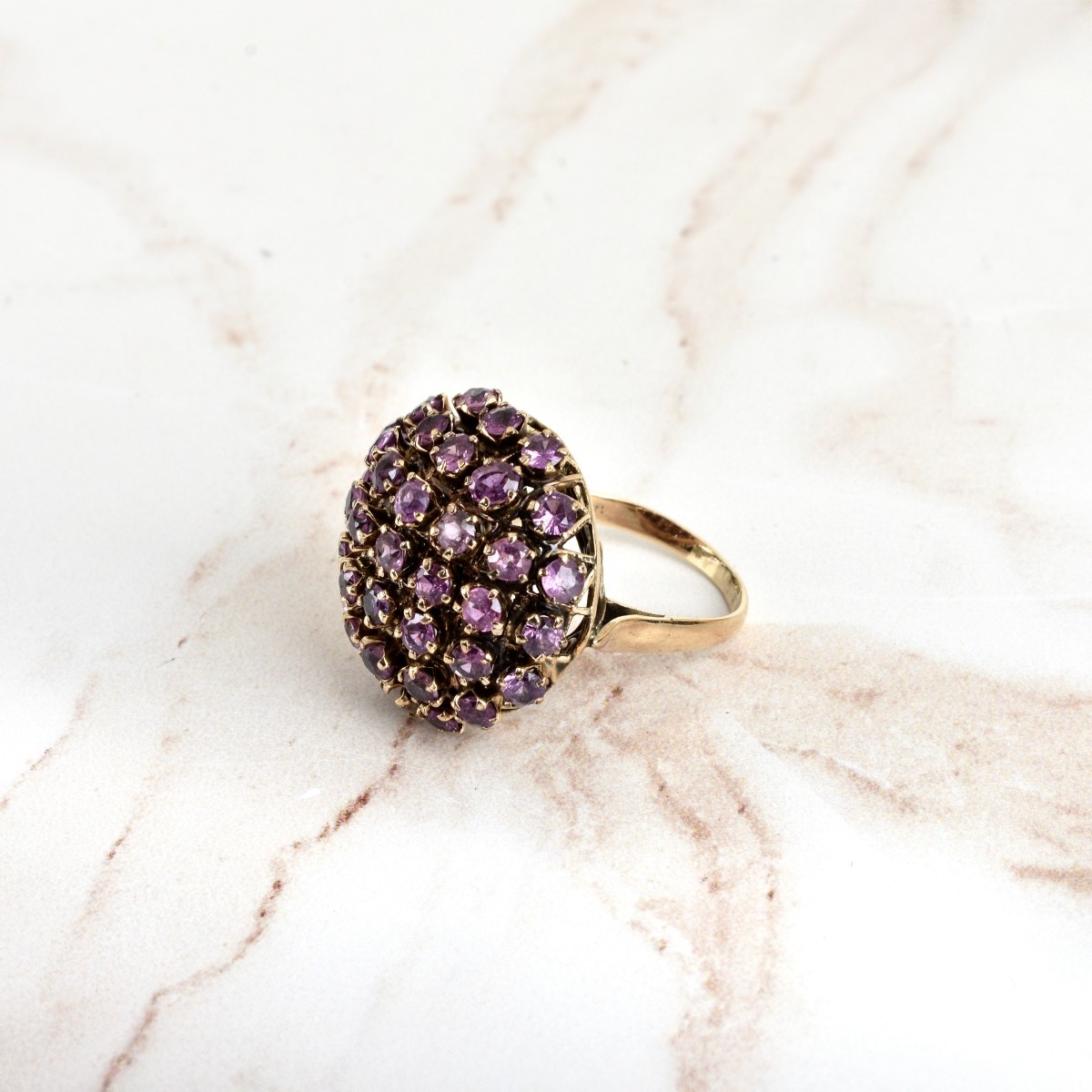 Amethyst and 14K Ring