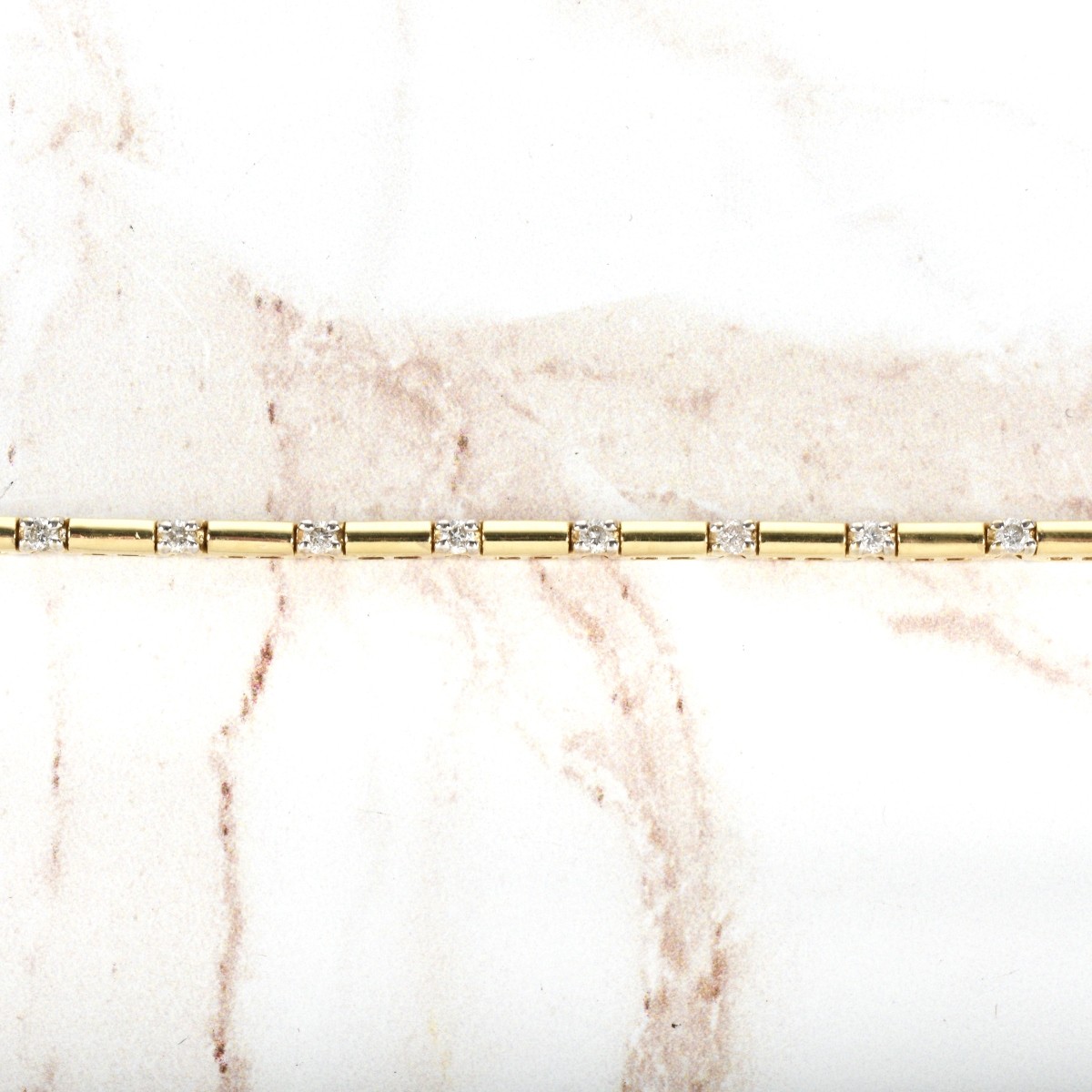 Diamond and 14K Bracelet