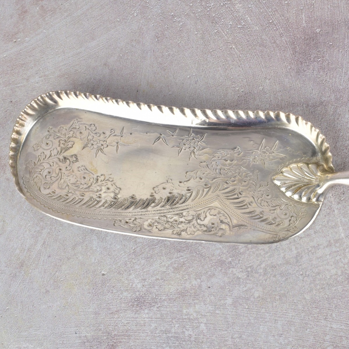 English Antique Fish Serving Set