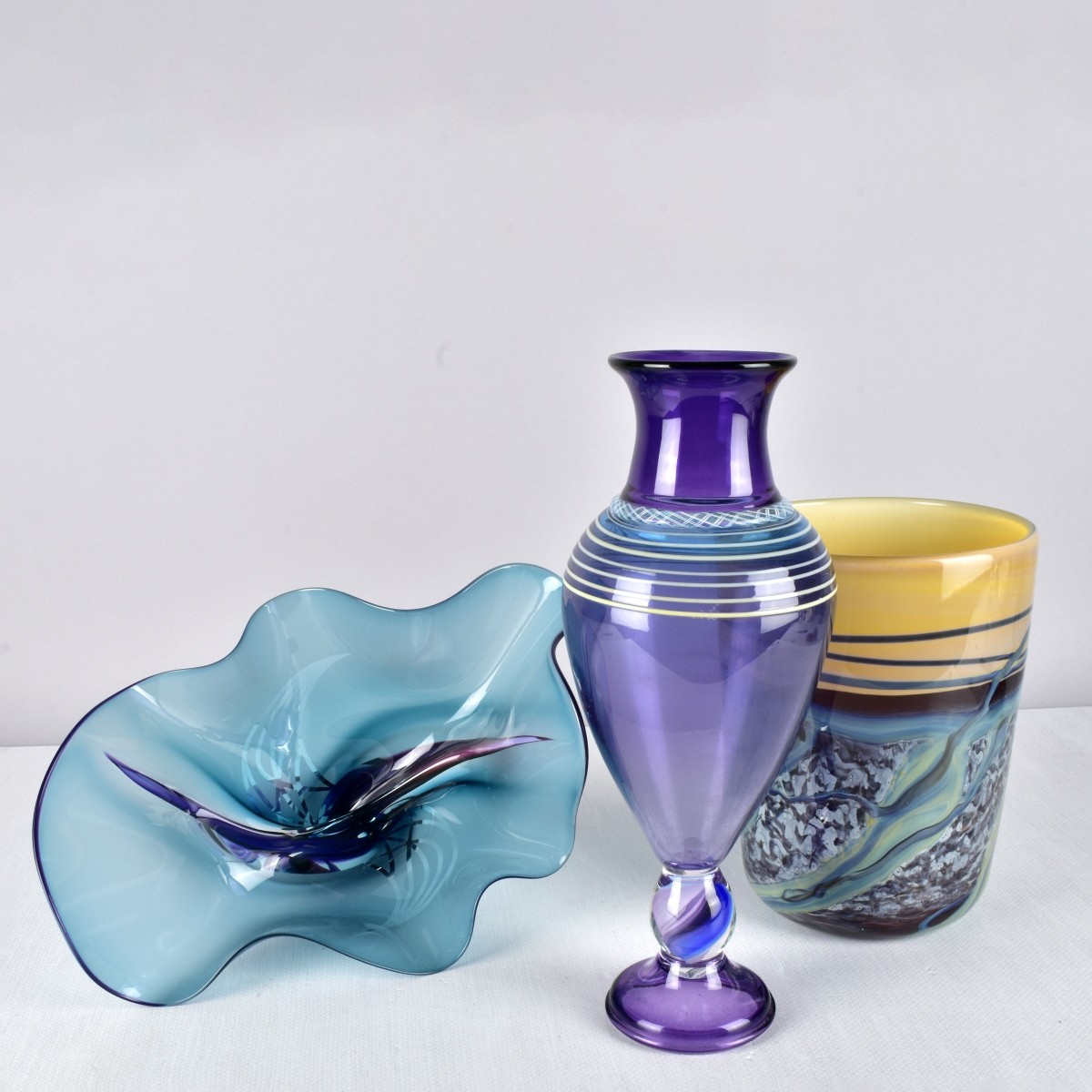 Collection of Modern Art Glass Vases