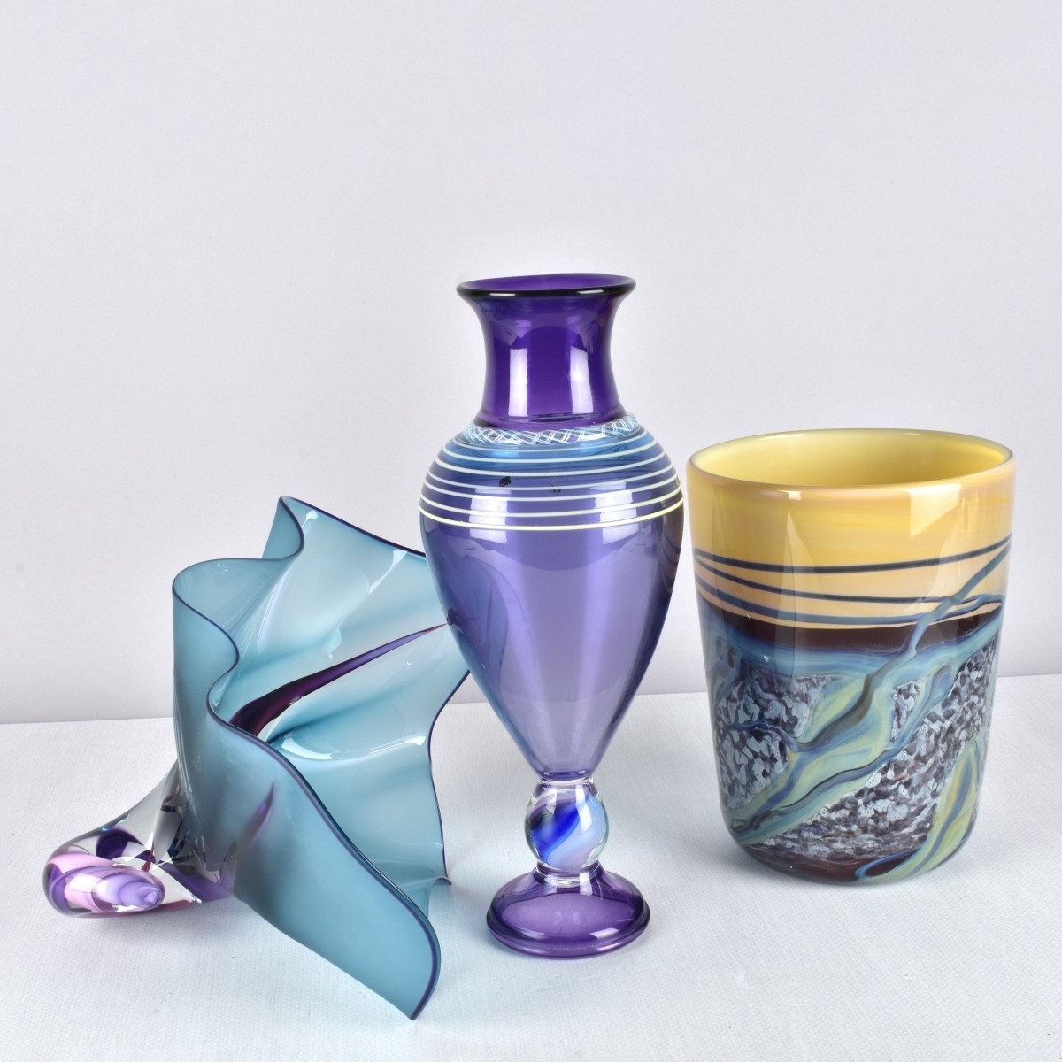 Collection of Modern Art Glass Vases