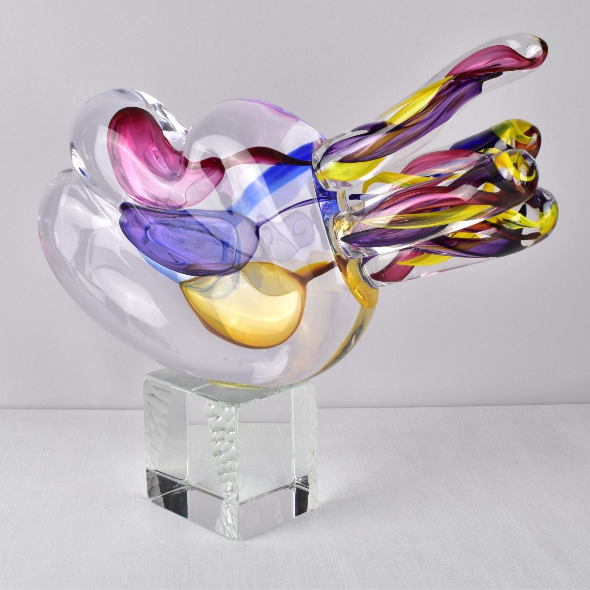 Modern Art Glass Sculpture