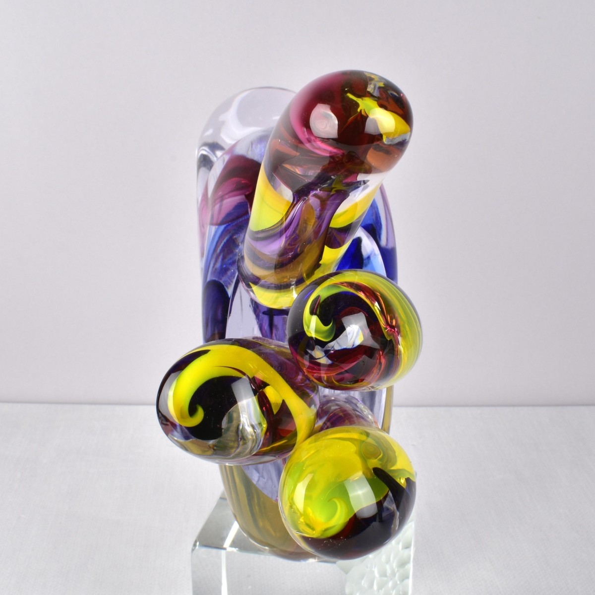 Modern Art Glass Sculpture