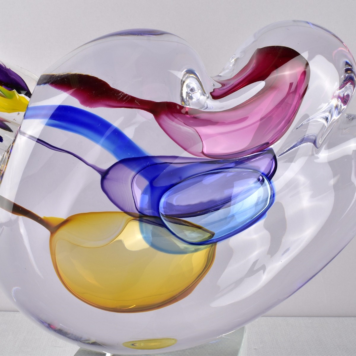 Modern Art Glass Sculpture