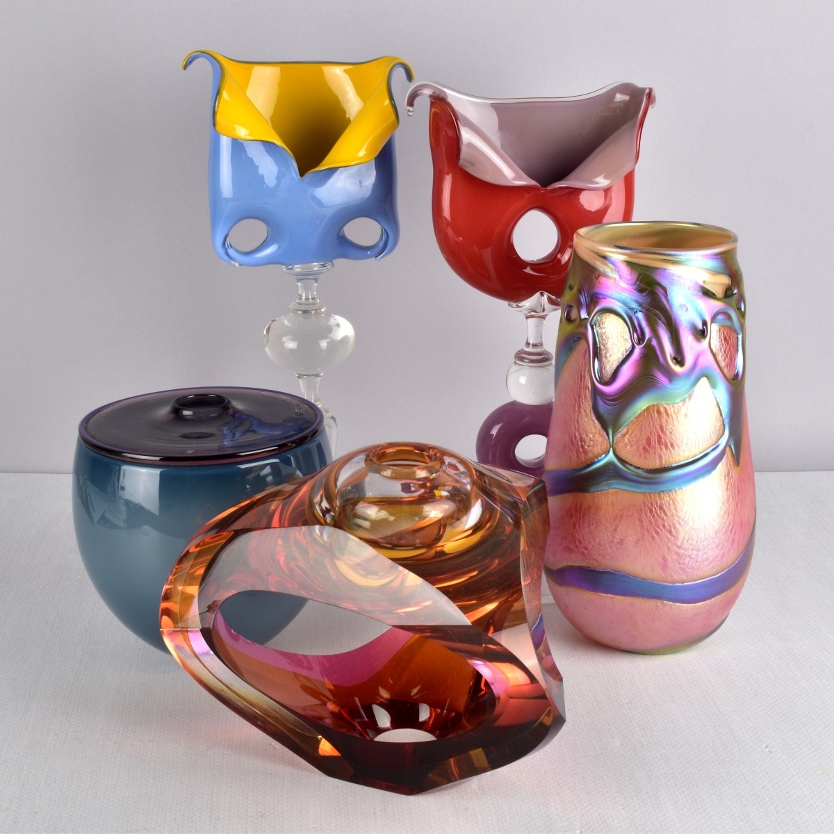 Collection of Modern Art Glass