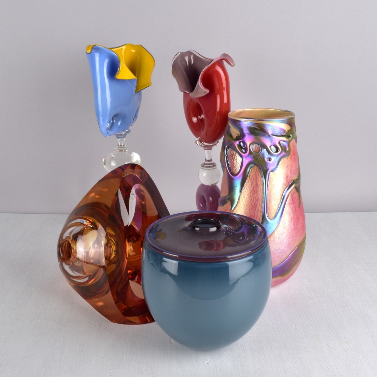 Collection of Modern Art Glass