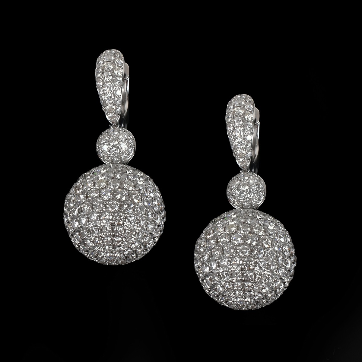 Diamond and 14K Earrings