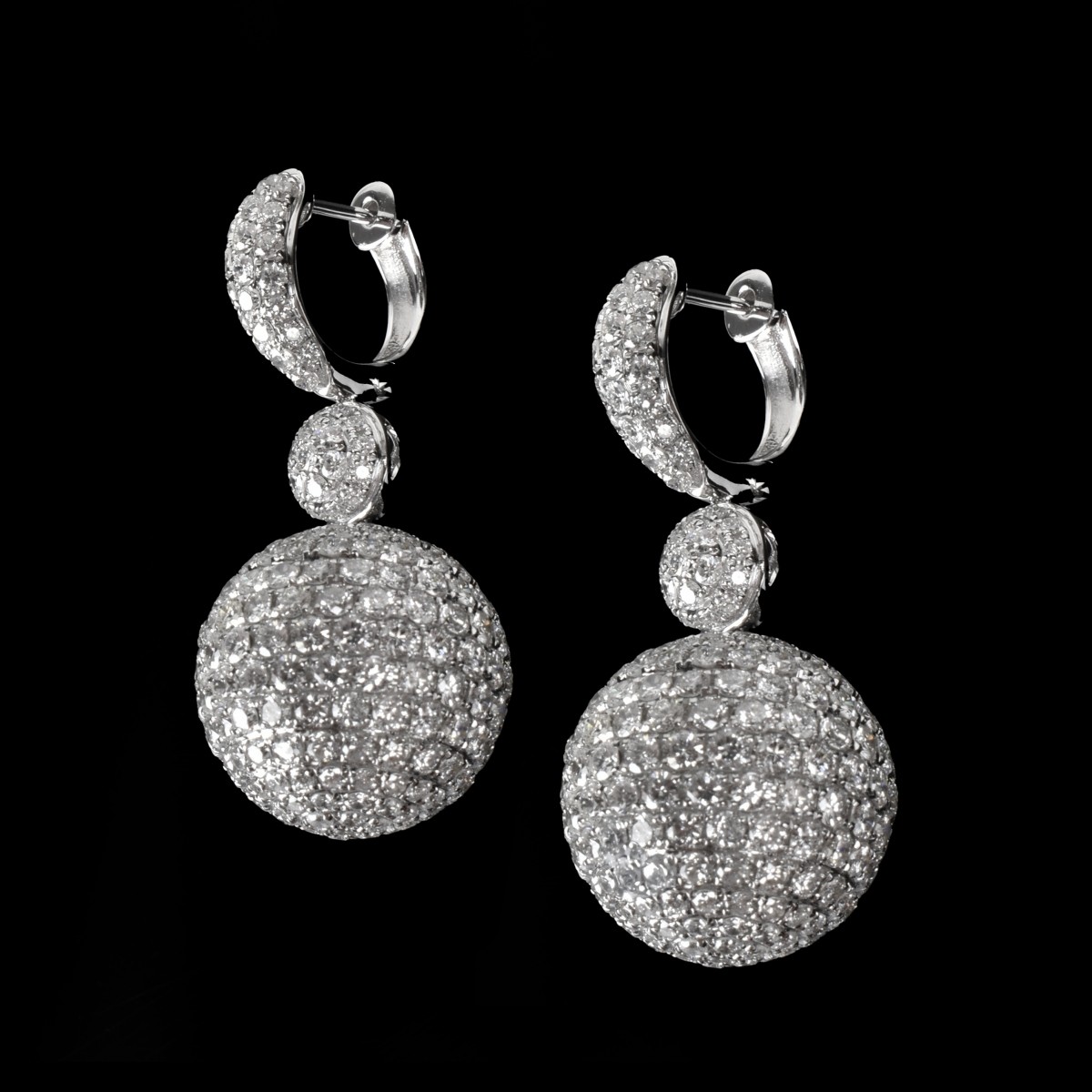 Diamond and 14K Earrings