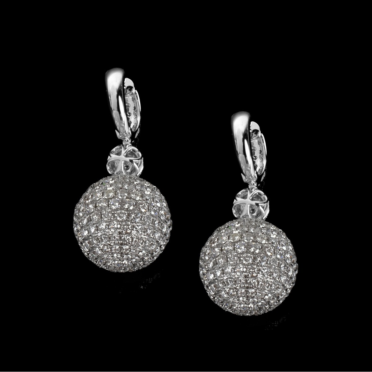 Diamond and 14K Earrings