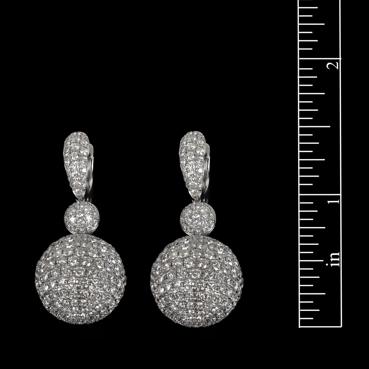 Diamond and 14K Earrings