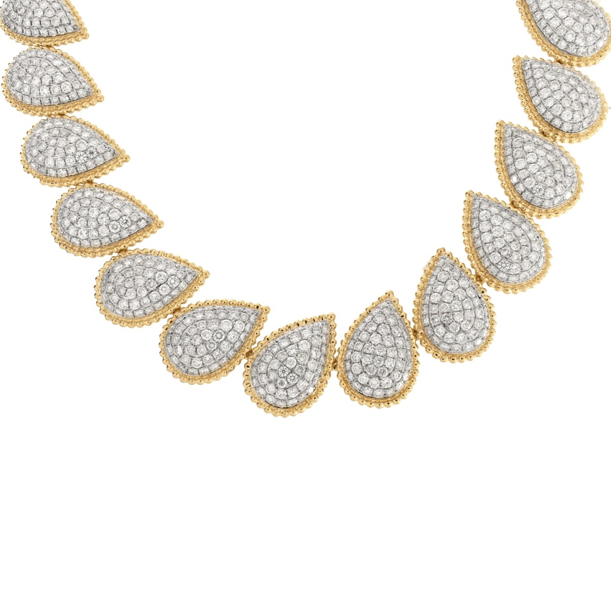 Diamond and 18K Necklace and Bracelet