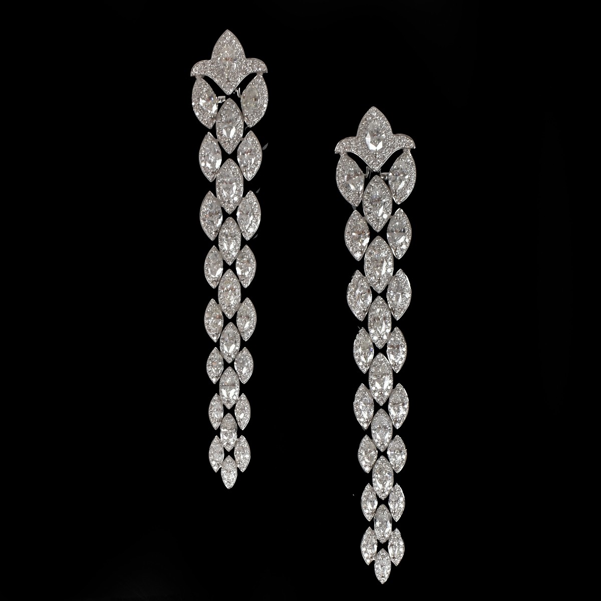 Diamond and 18K Necklace and Earrings