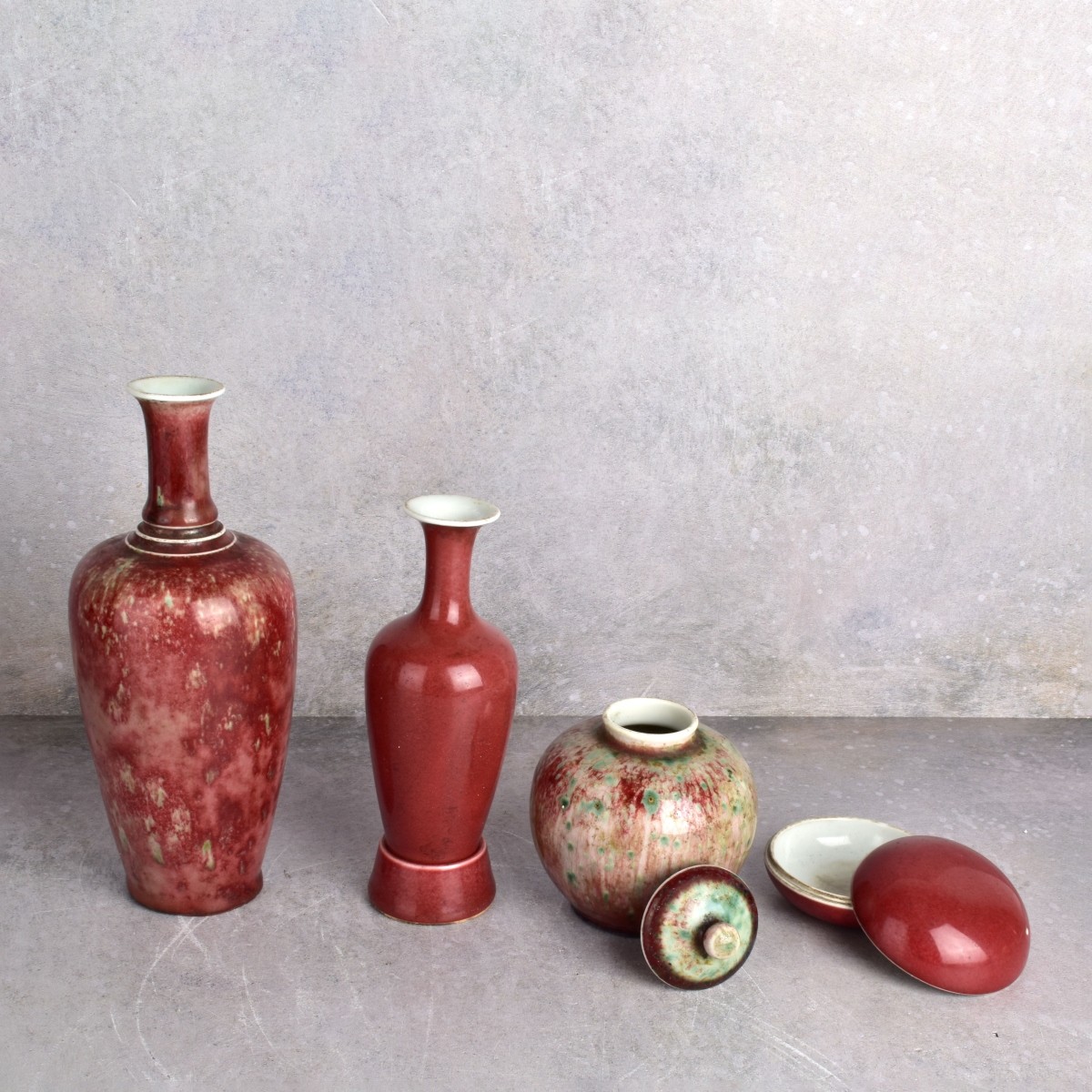 Chinese Porcelain Peach Bloom Items