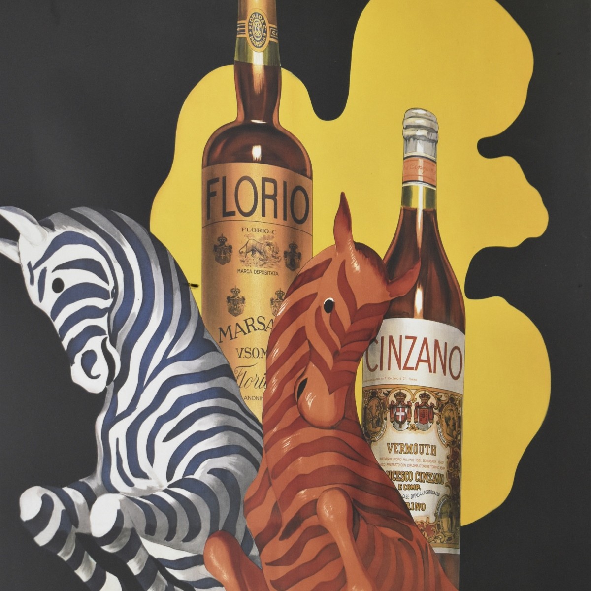 Florio Cinzano Art Poster