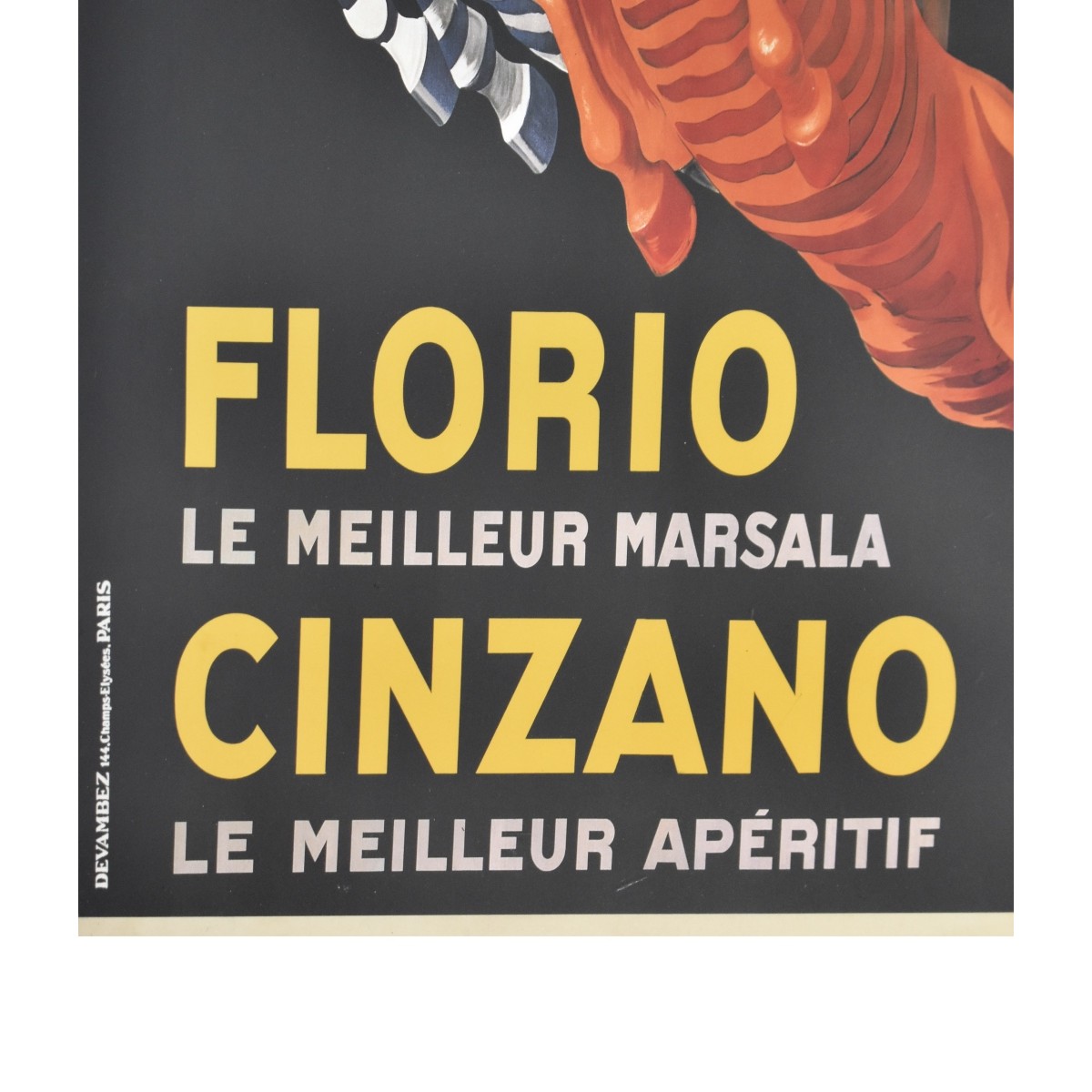 Florio Cinzano Art Poster