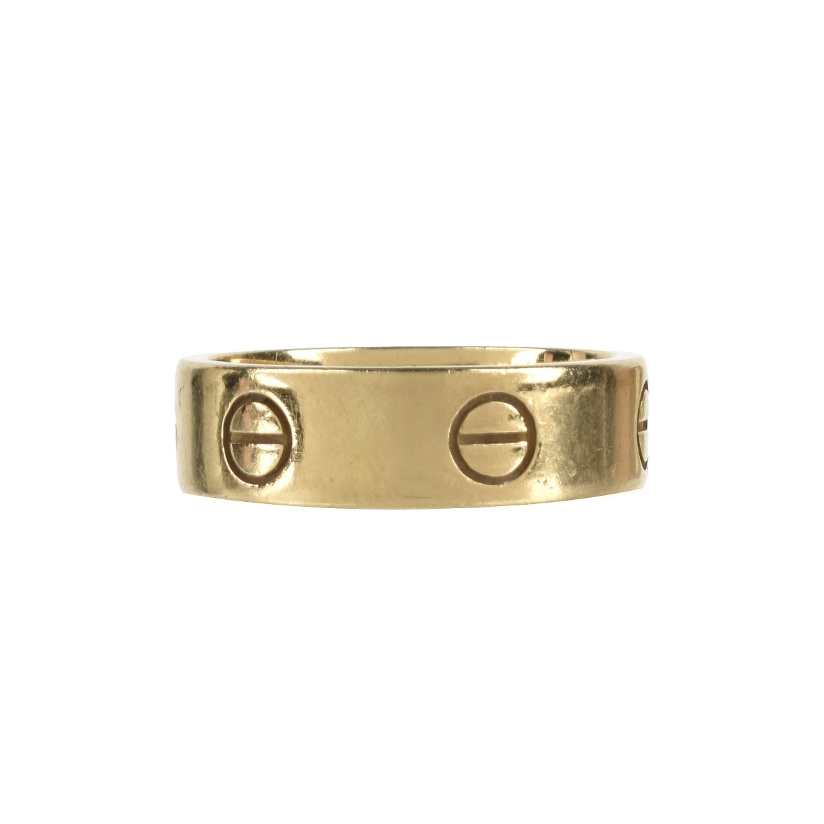 Cartier 18 Karat Yellow Gold Love Ring