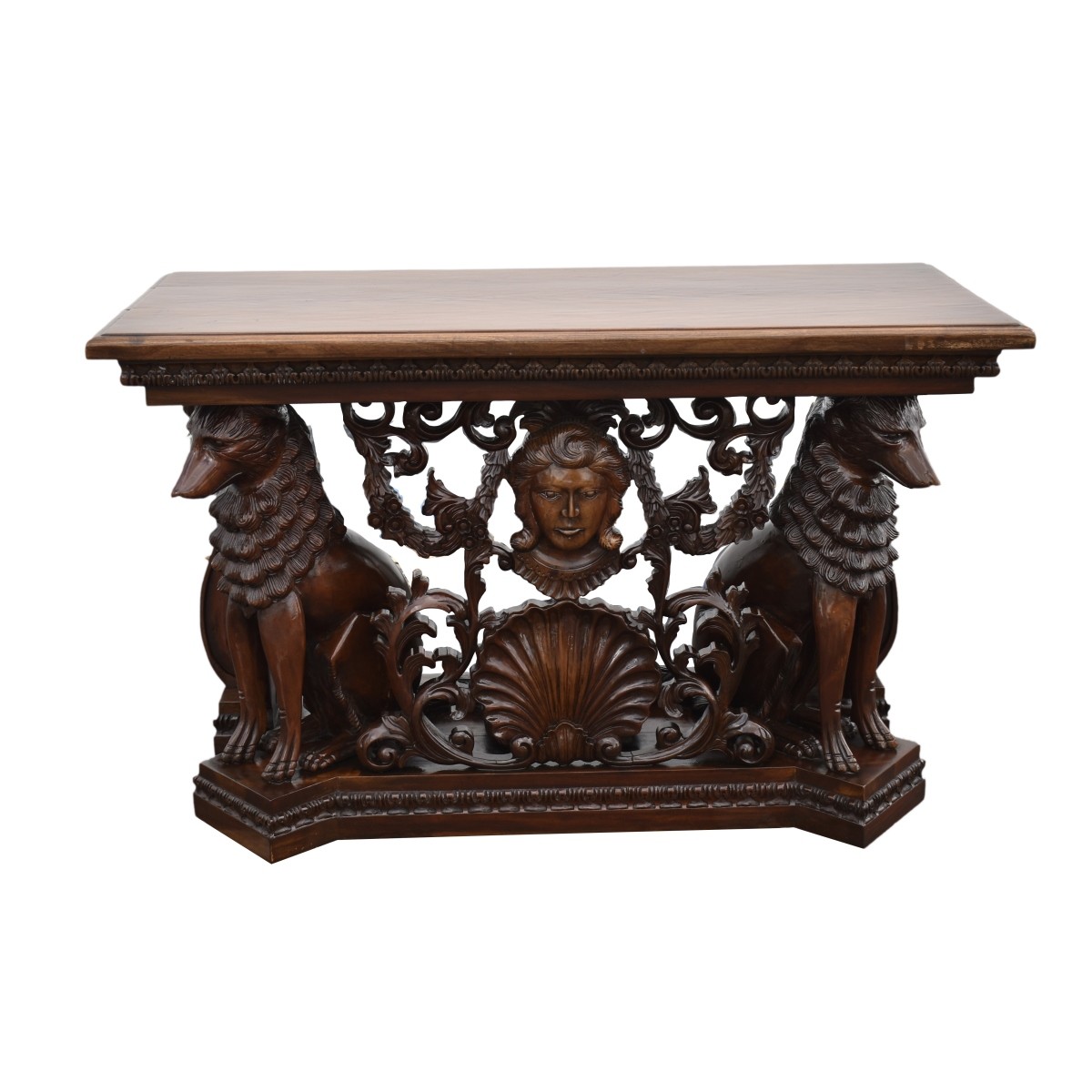 Antique Italian Renaissance Revival Console Table