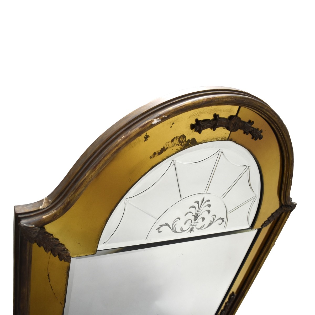 Vintage Venetian Style Mirror by Shaw Furniture Co