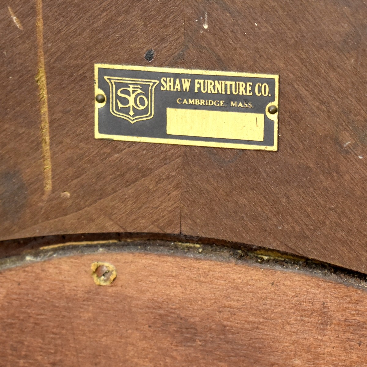 Vintage Venetian Style Mirror by Shaw Furniture Co