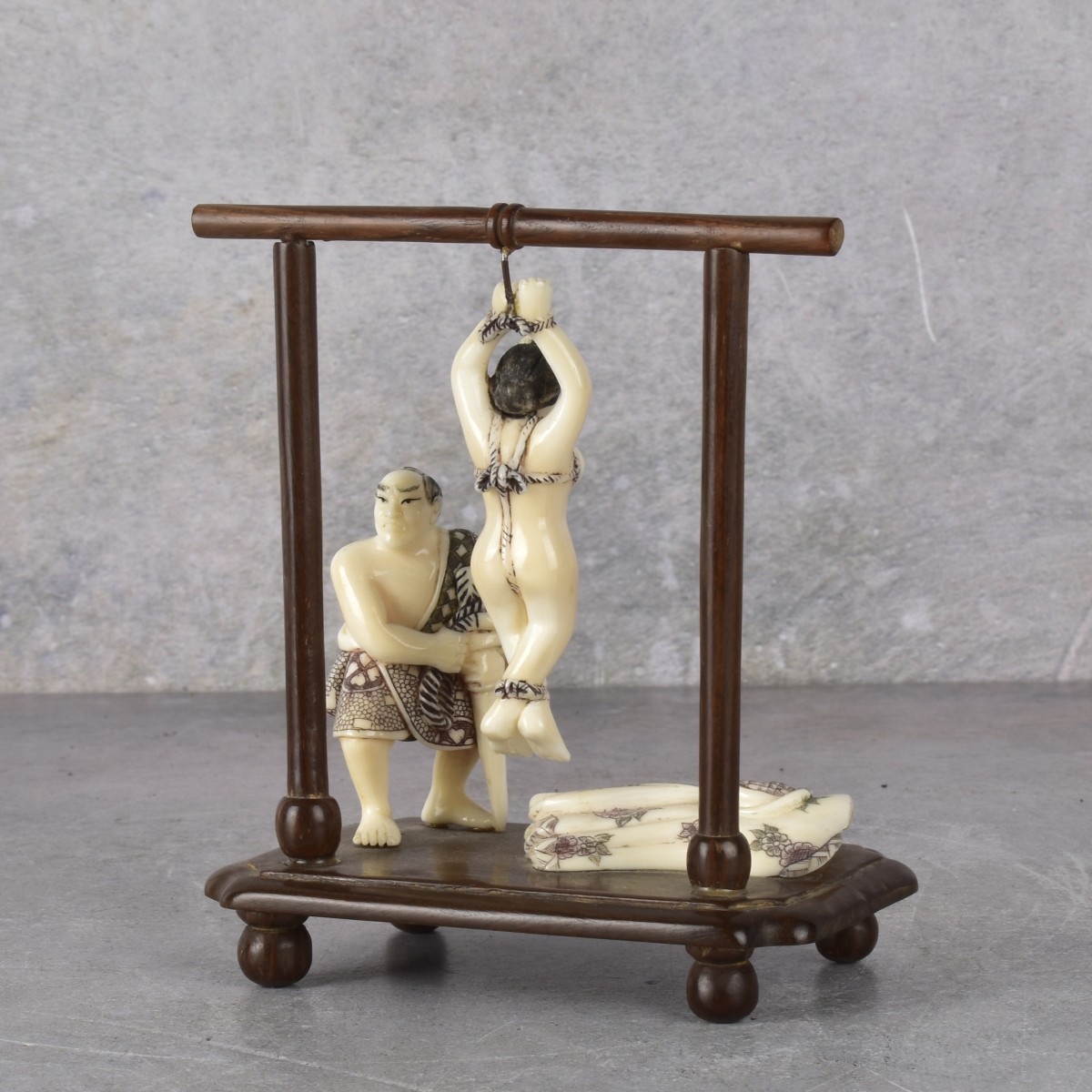 Antique Carved Japanese Figure
