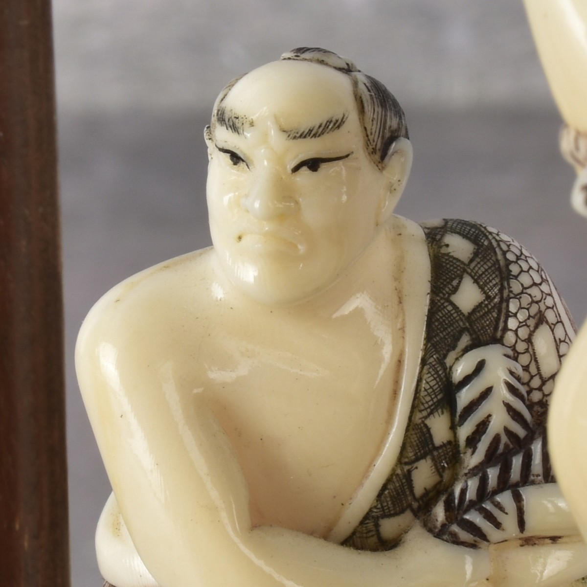 Antique Carved Japanese Figure