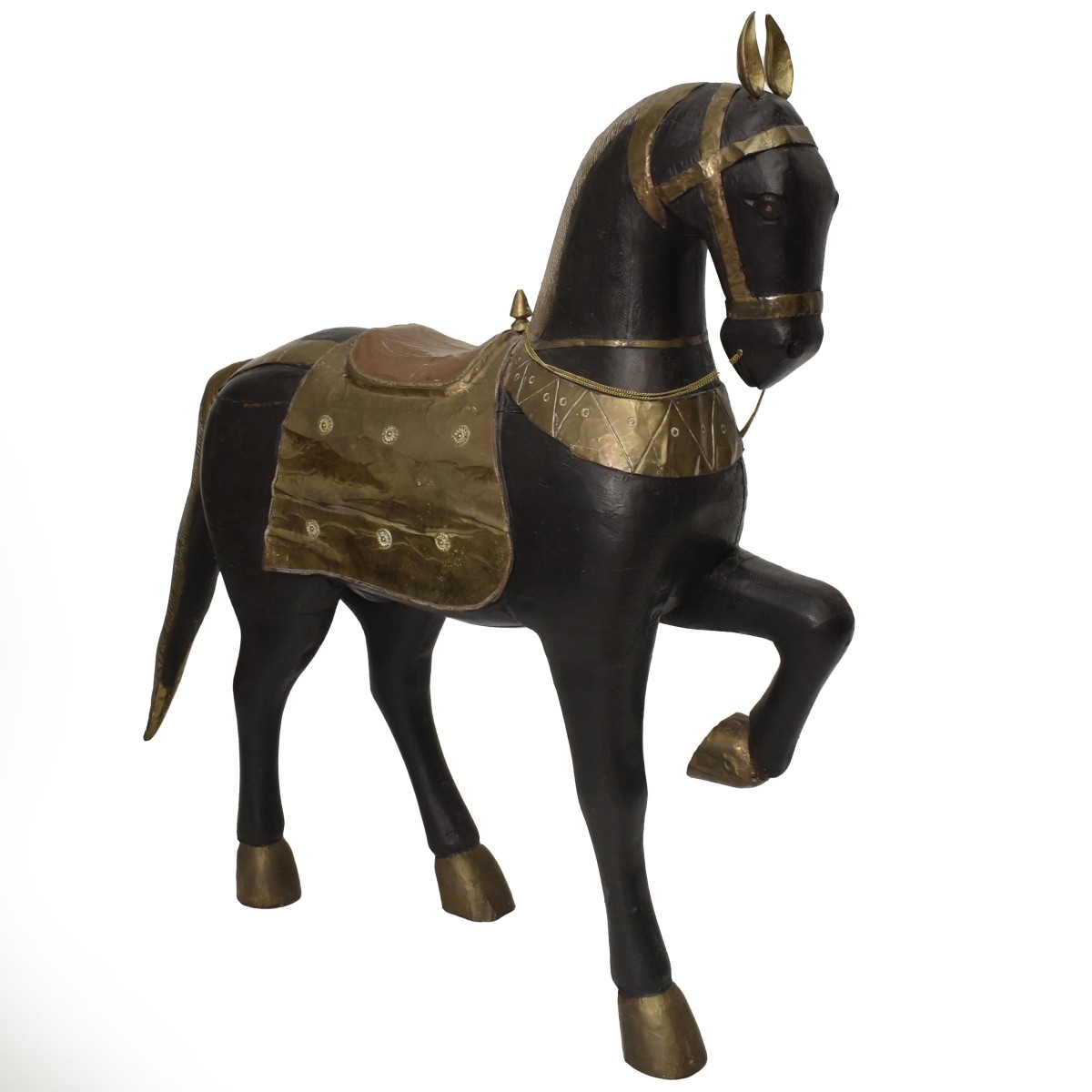Vintage Carved Polychrome Horse