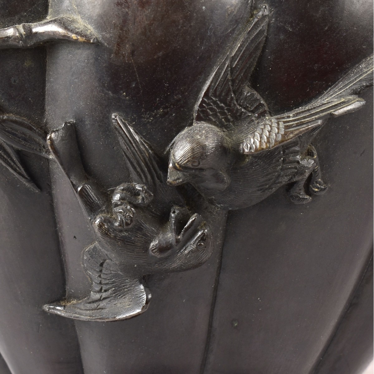 Vintage Japanese Bronze Vase